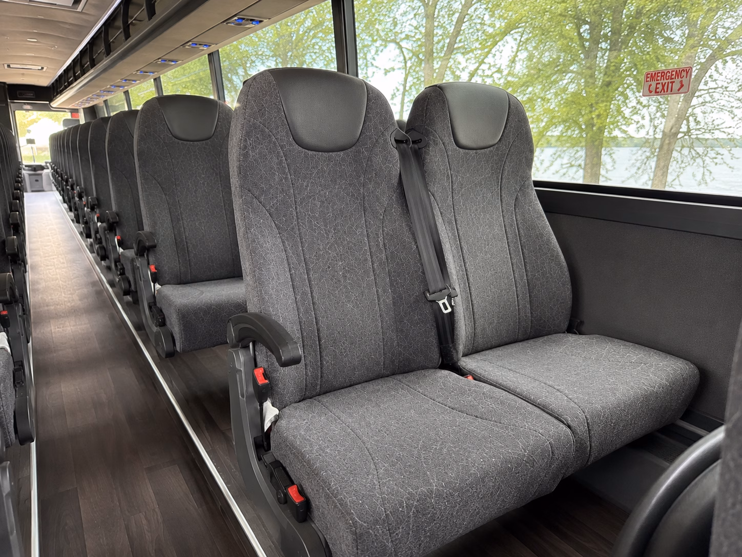 st louis charter bus interior