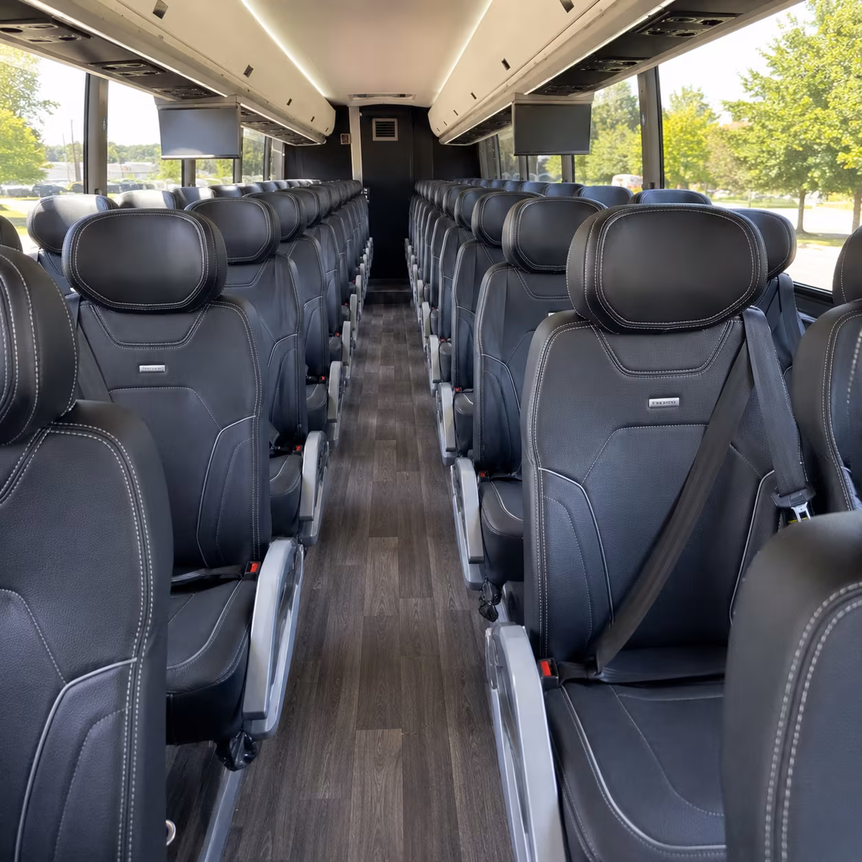 st louis charter bus services interior