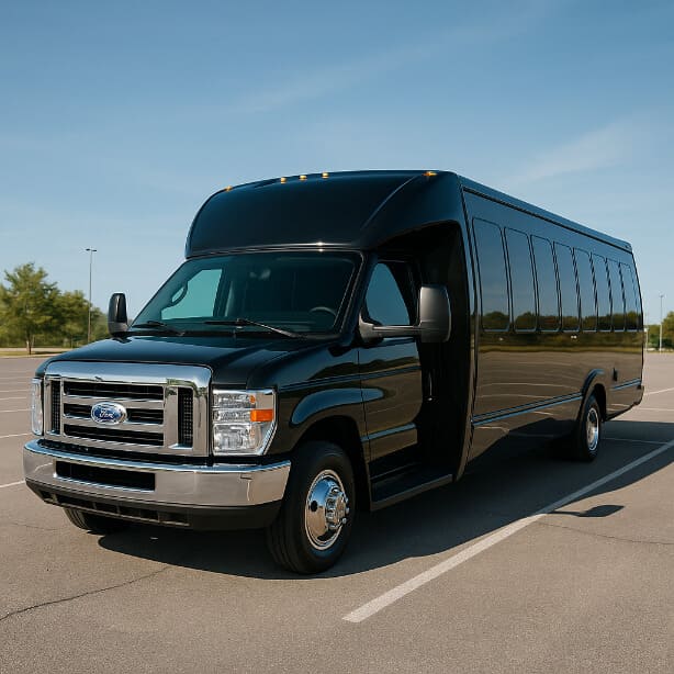 St. Louis Shuttle Bus Rentals 18 Passenger Shuttle Bus